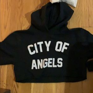 black hoodie “city of angels”